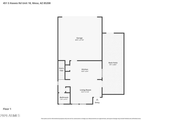 451 S HAWES Road 18, Mesa, AZ 85208