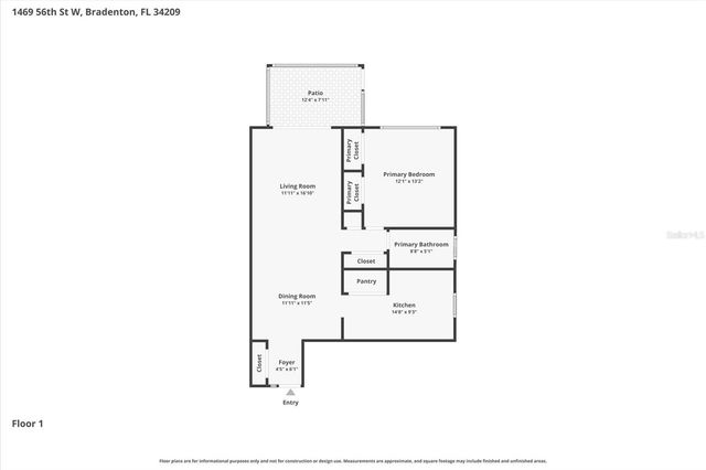 1469 56TH STREET W, Bradenton, FL 34209