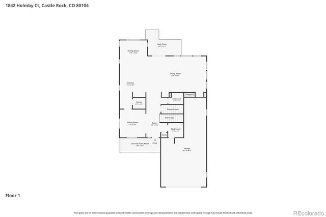 1842 Holmby Court, Castle Rock, CO 80104