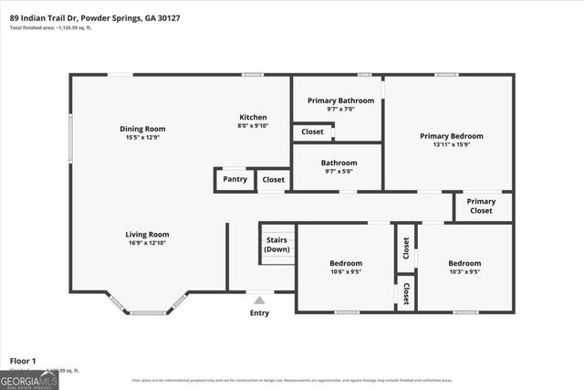 89 Indian Trail Drive, Powder Springs, GA 30127
