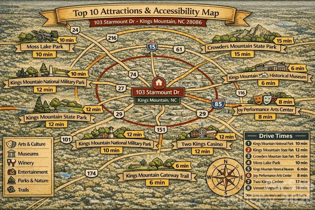 103 Starmount Drive, Kings Mountain, NC 28086