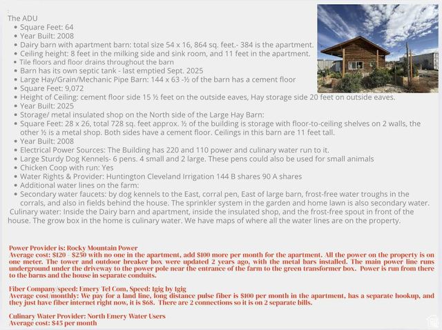 790 W 1000 S, Huntington, UT 84528