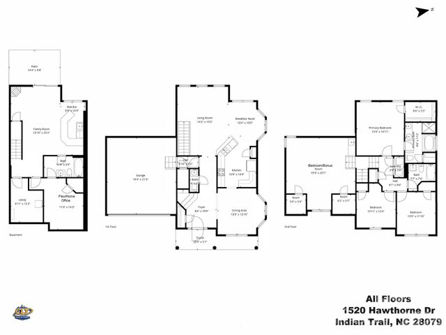 1520 Hawthorne Drive, Indian Trail, NC 28079