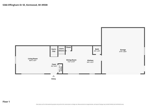 5366 Effingham Drive Se, City Of Kentwood, MI 49508
