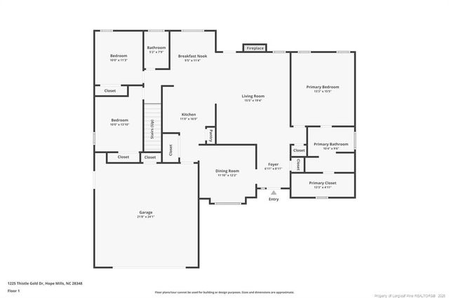 1225 Thistle Gold Drive, Hope Mills, NC 28348