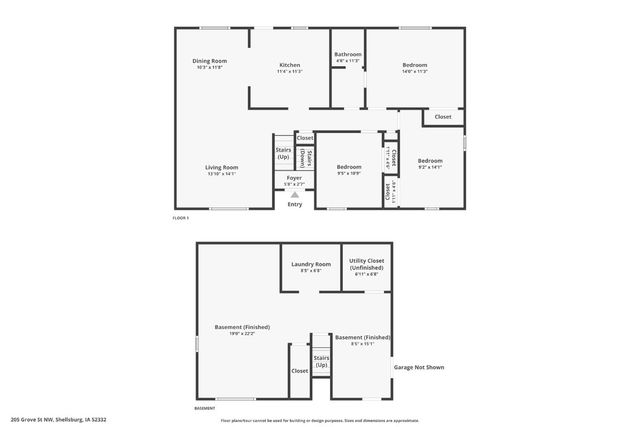 205 Grove Street NW, Shellsburg, IA 52332