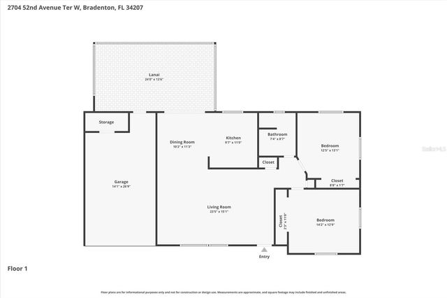 2704 52ND AVENUE TERRACE W, Bradenton, FL 34207