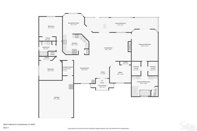 2822 Frederick St, Cantonment, FL 32533