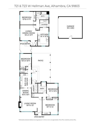 721 W Hellman, Alhambra, CA 91803