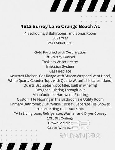 4613 Surrey Lane, Orange Beach, AL 36561