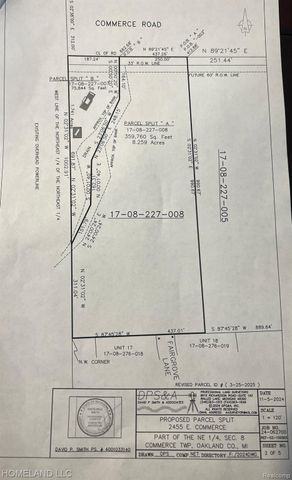 0 E Commerce Road, Commerce Twp, MI 48382