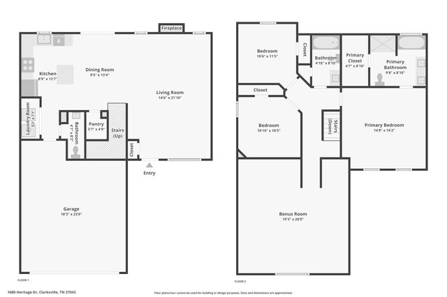 1680 Heritage Dr, Clarksville, TN 37043