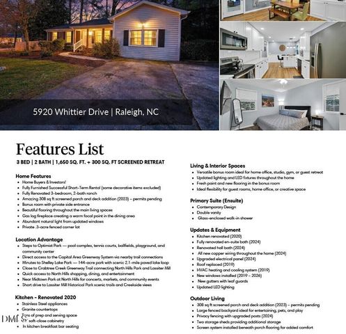 5920 Whittier Drive, Raleigh, NC 27609