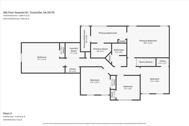282 Four Seasons DR, Troutville, VA 24175