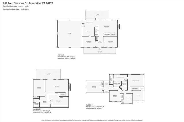 282 Four Seasons DR, Troutville, VA 24175