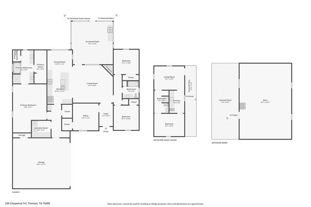 535 Cheyenne Trail, Trenton, TX 75490