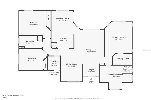 421 BAY LEAF DRIVE, Poinciana, FL 34759