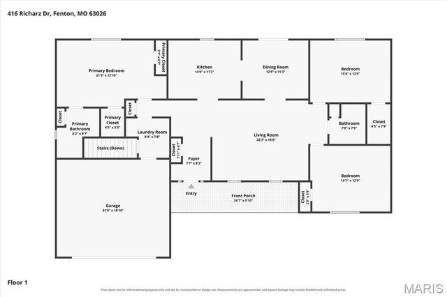 416 Richarz Drive, Fenton, MO 63026