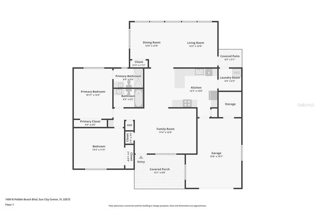 1409 N PEBBLE BEACH BOULEVARD, Sun City Center, FL 33573