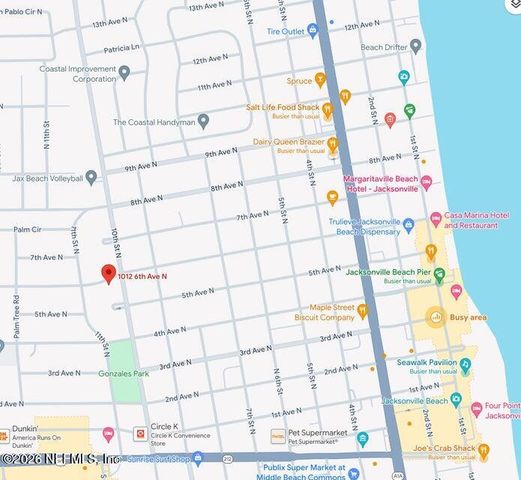 1012 N 6TH Avenue, Jacksonville Beach, FL 32250