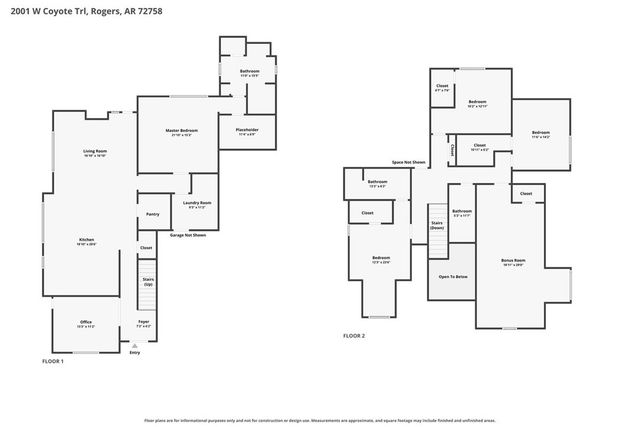 2001 W Coyote Trail, Rogers, AR 72758