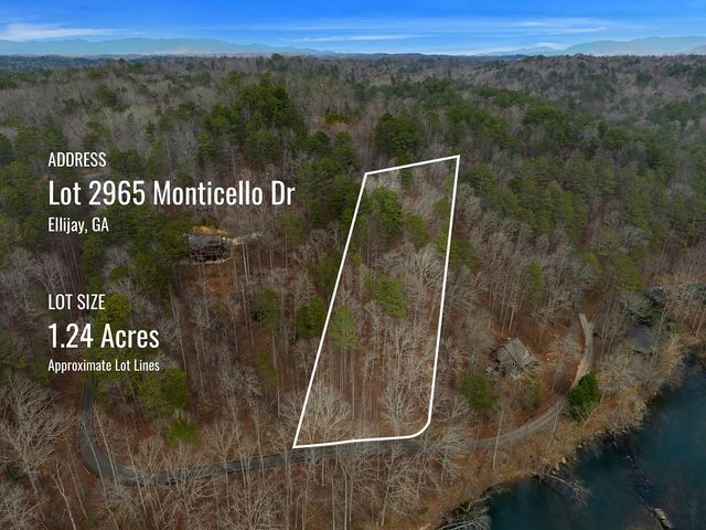 Lot 2965 Monticello Drive, Ellijay, GA 30540