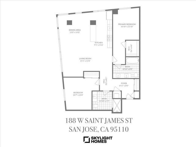 188 W Saint James Street 11101, San Jose, CA 95110