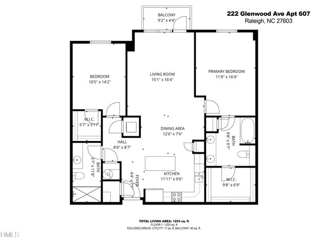 222 Glenwood Avenue 607, Raleigh, NC 27603