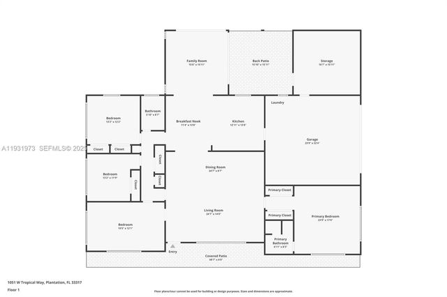 1051 W Tropical Way, Plantation, FL 33317