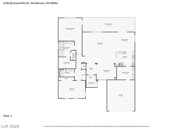 2100 Burtonsville Drive, Henderson, NV 89044