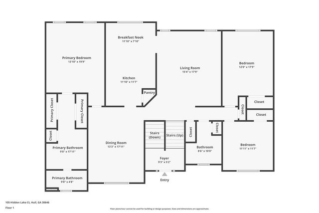 105 Hidden Lake Court, Hull, GA 30646