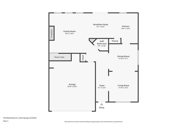 1274 Matt Moore Court, Lithia Springs, GA 30122