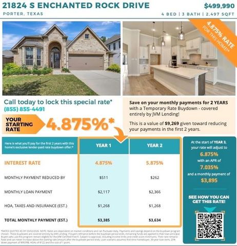 21824 S Enchanted Rock Drive, Porter, TX 77365