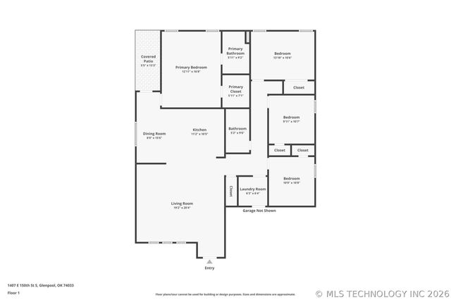 1407 E 150 Street S, Glenpool, OK 74033