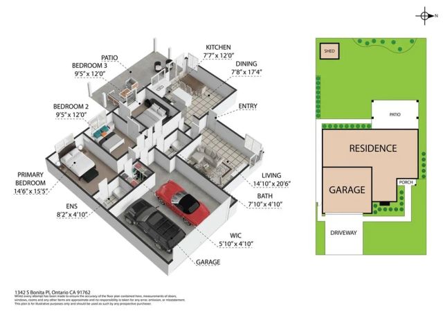 1342 Bonita, Ontario, CA 91762