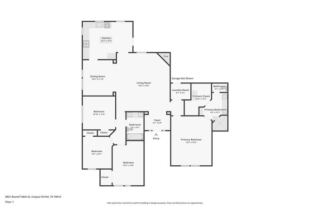 6821 Round Table St, Corpus Christi, TX 78414
