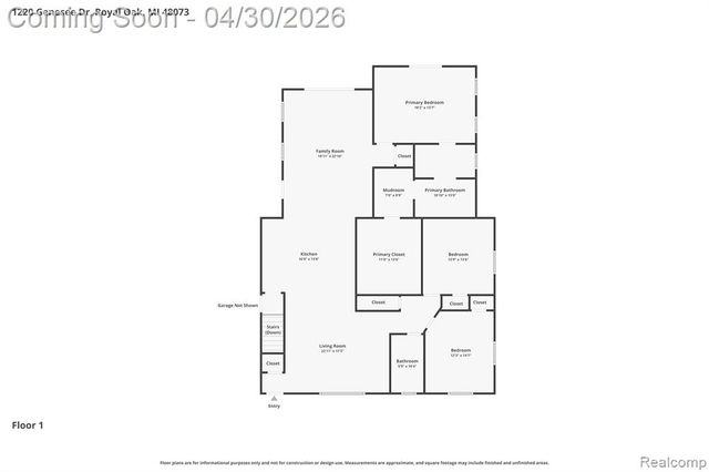 1220 Genesee Drive, Royal Oak, MI 48073