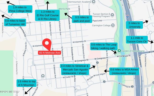 45 N Melrose Avenue, Tucson, AZ 85745