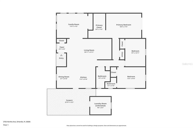 2732 HERTHA AVENUE, Orlando, FL 32826