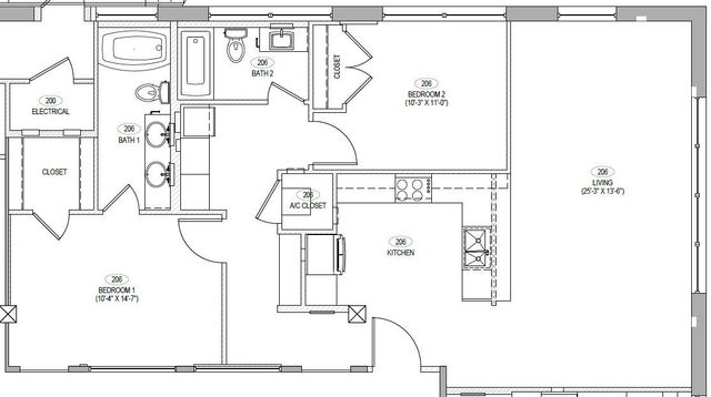 2102 Mechanic Street 206, Galveston, TX 77550