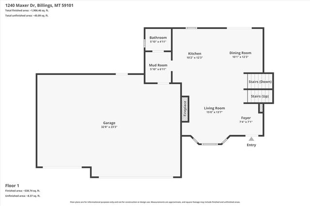 1240 Maxer Drive, Billings, MT 59101