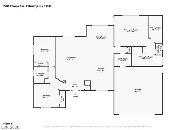 2201 Pampa Avenue, Pahrump, NV 89048