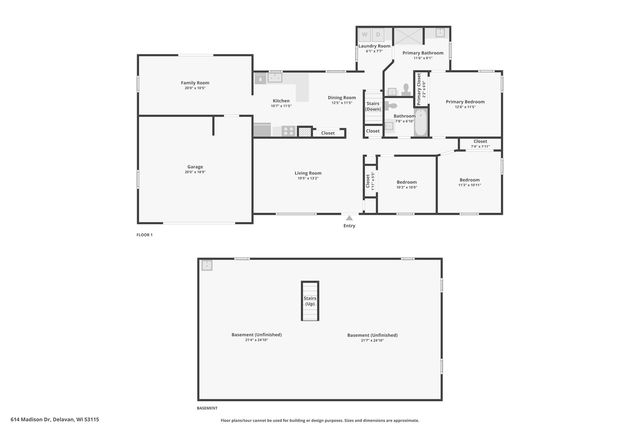 614 Madison DRIVE, Delavan, WI 53115