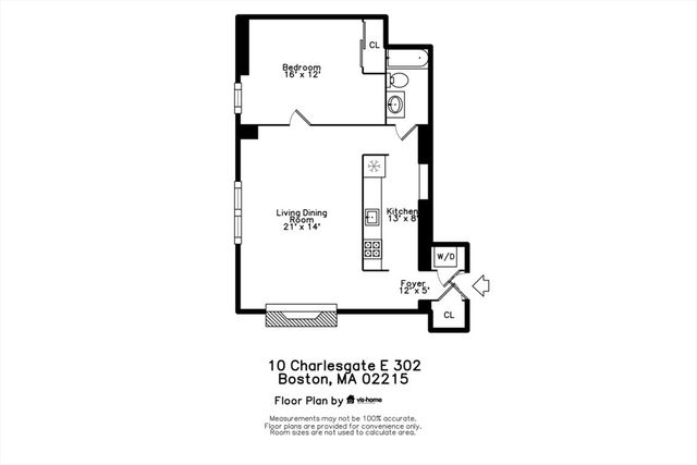 10 Charlesgate E 302, Boston, MA 02215
