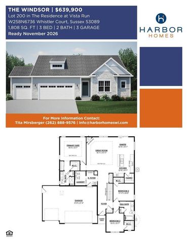 W258N6736 Whistler COURT, Sussex, WI 53089