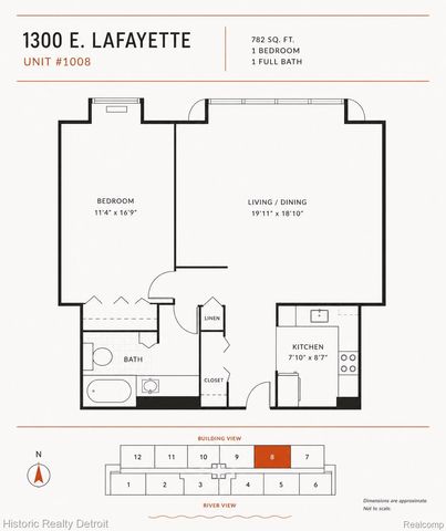 1300 E Lafayette 1008, Detroit, MI 48207