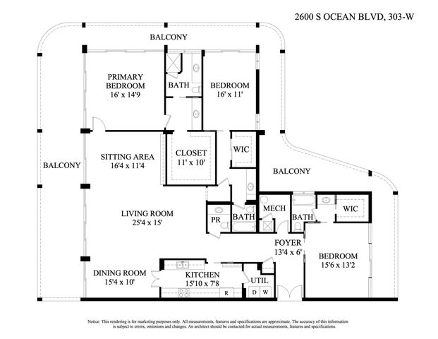 2600 S Ocean Boulevard 303w, Palm Beach, FL 33480