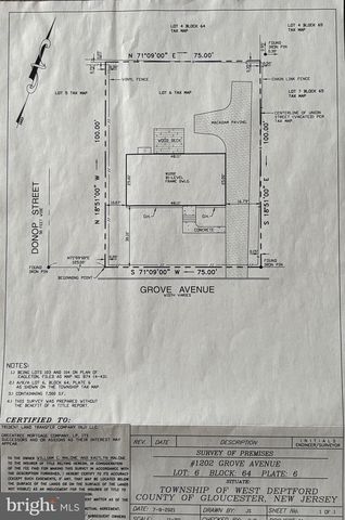 1202 GROVE AVE, West Deptford, NJ 08086