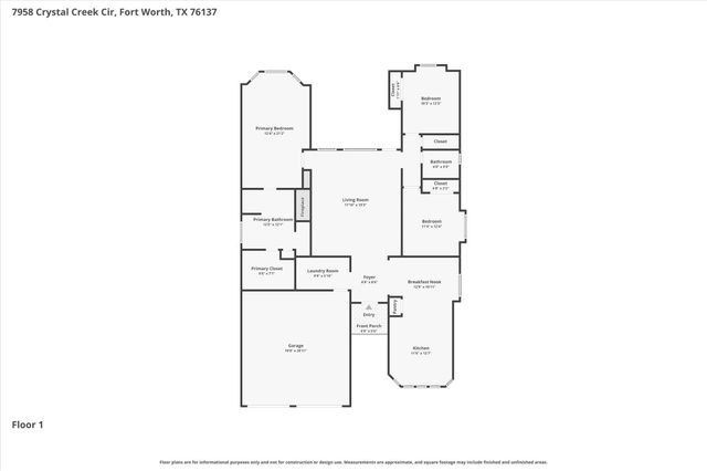 7958 Crystal Creek Circle, Fort Worth, TX 76137