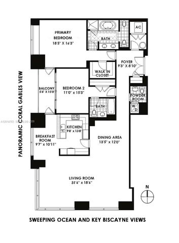 1425 Brickell Ave 57B, Miami, FL 33131